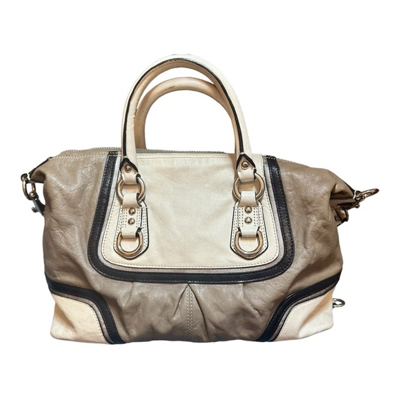 Vintage Coach Ashley leather Carryall Satchel - Picture 3 of 12